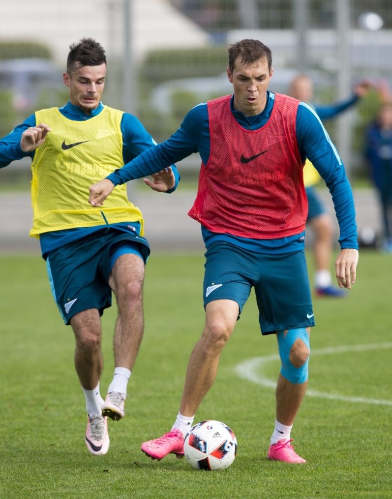 Открытая тренировка «Зенита» перед матчем с «Арсеналом»