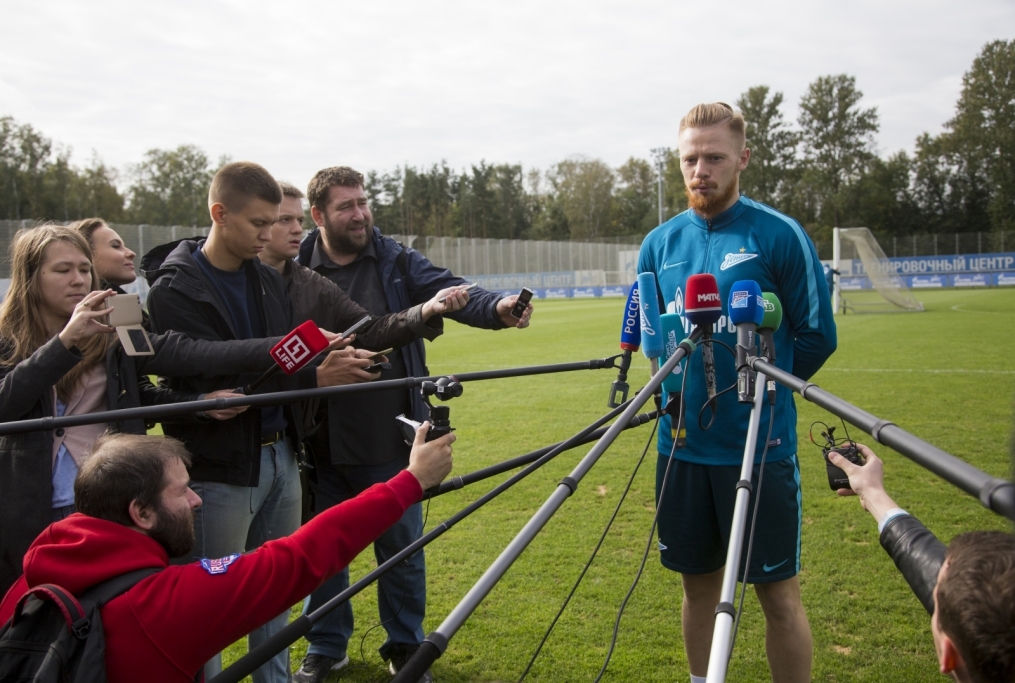 Открытая тренировка «Зенита» перед матчем с «Арсеналом»