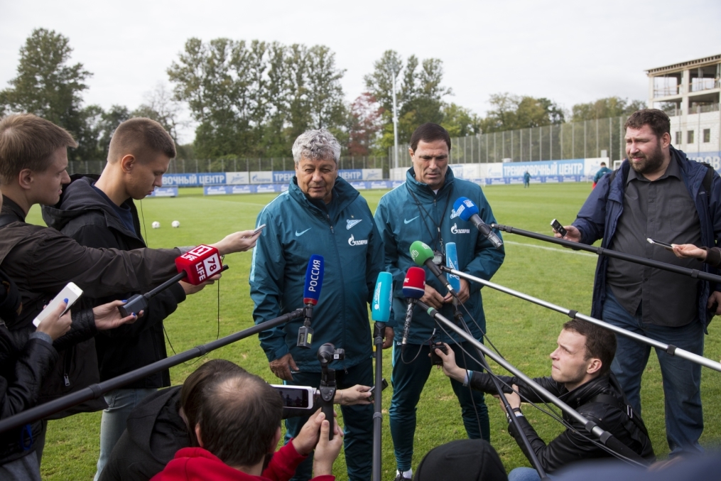 Открытая тренировка «Зенита» перед матчем с «Арсеналом»