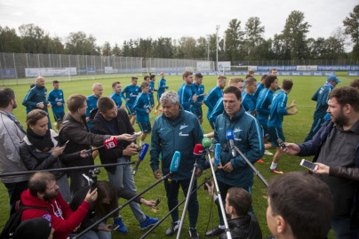 Открытая тренировка «Зенита» перед матчем с «Арсеналом»