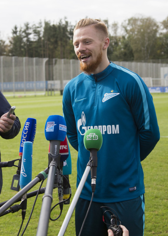 Открытая тренировка «Зенита» перед матчем с «Арсеналом»