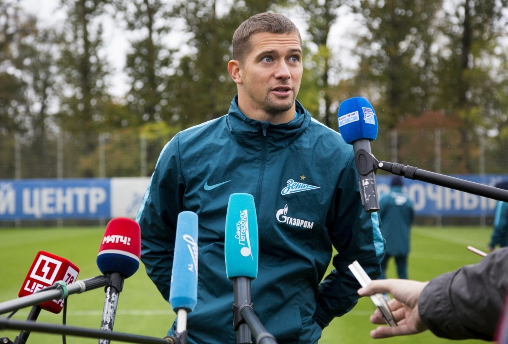 Открытая тренировка «Зенита» перед матчем с «Анжи»