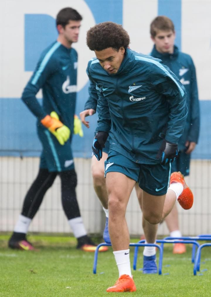 Открытая тренировка «Зенита» перед матчем с «Анжи»