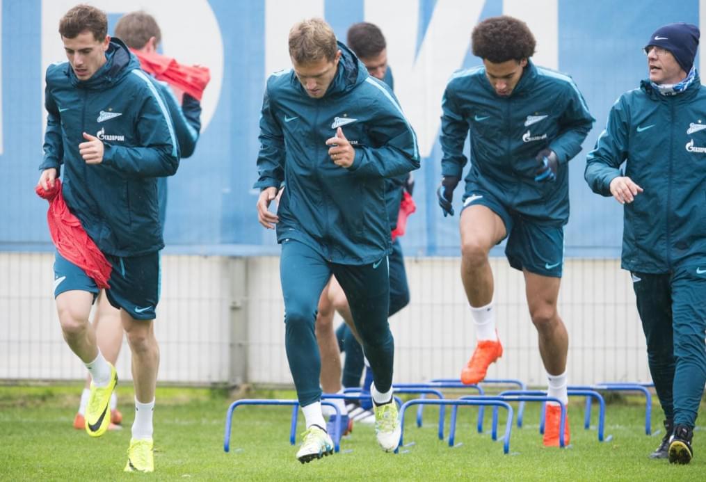 Открытая тренировка «Зенита» перед матчем с «Анжи»