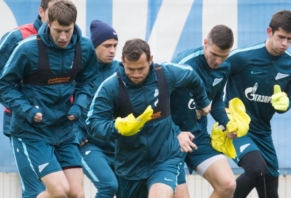 Открытая тренировка «Зенита» перед матчем с «Анжи»