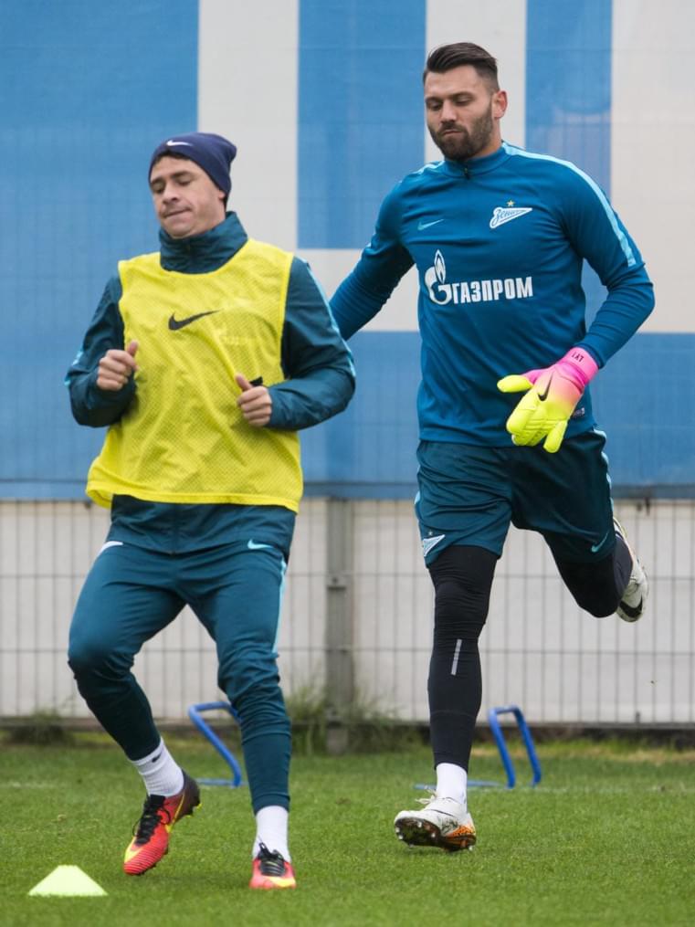 Открытая тренировка «Зенита» перед матчем с «Анжи»