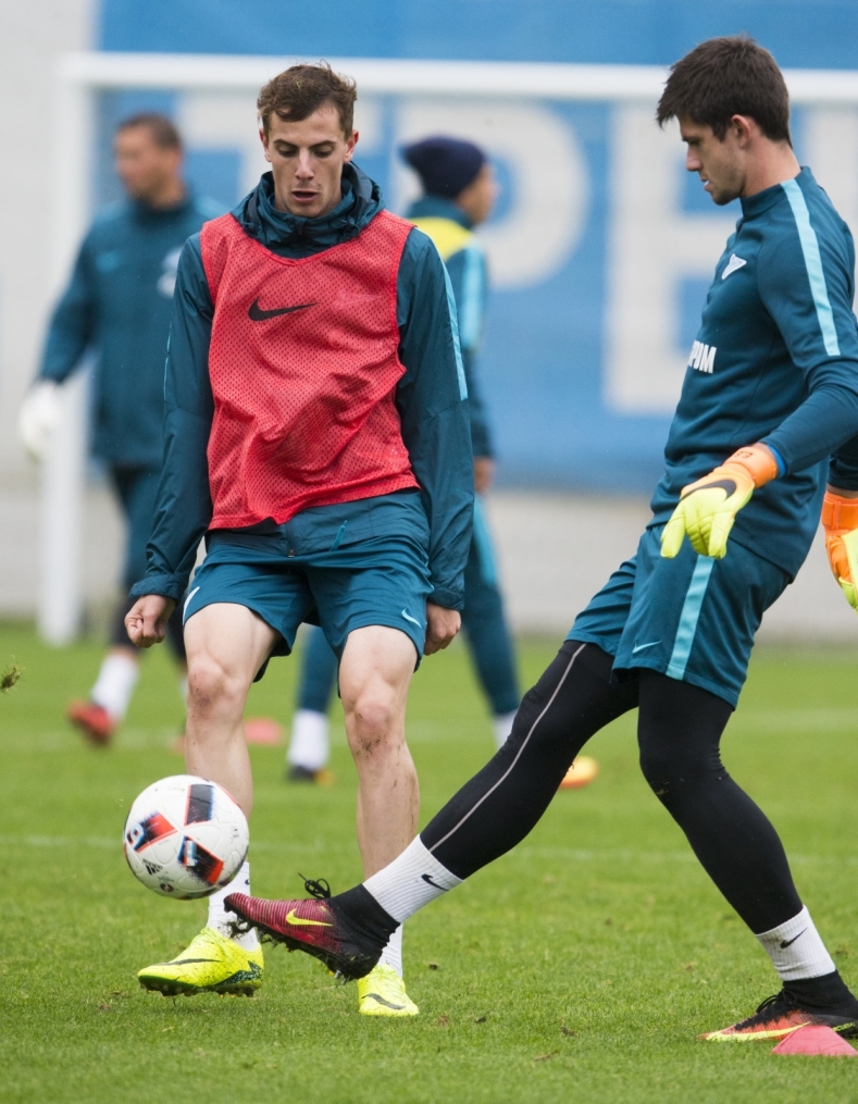 Открытая тренировка «Зенита» перед матчем с «Анжи»
