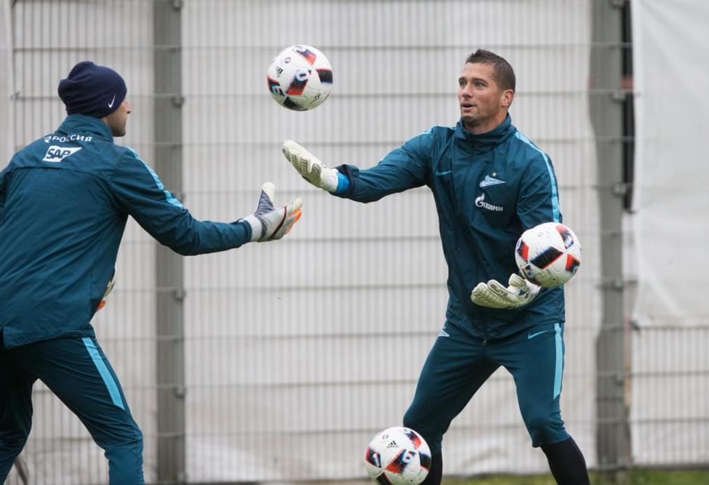 Открытая тренировка «Зенита» перед матчем с «Анжи»