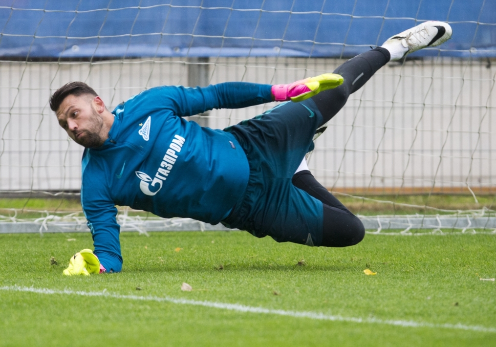 Открытая тренировка «Зенита» перед матчем с «Анжи»