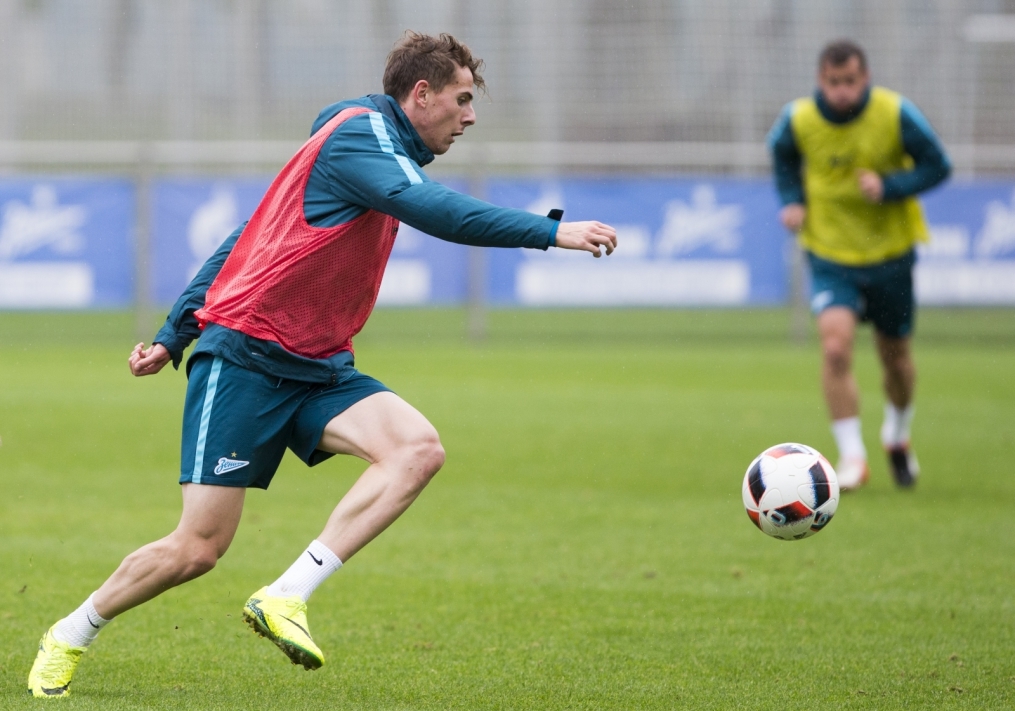Открытая тренировка «Зенита» перед матчем с «Анжи»