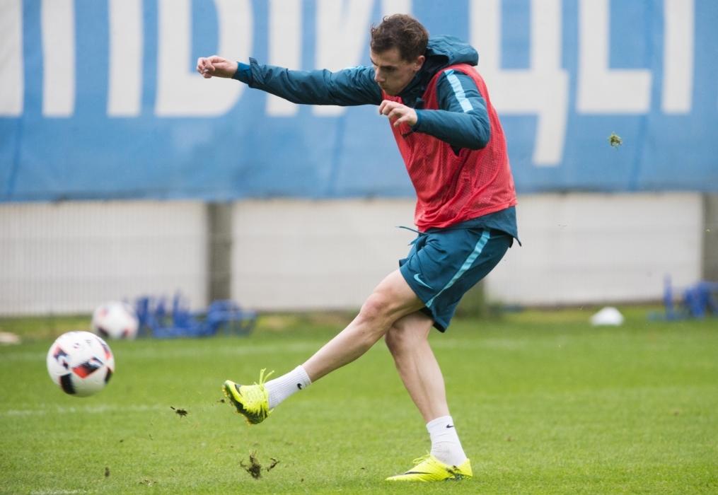 Открытая тренировка «Зенита» перед матчем с «Анжи»