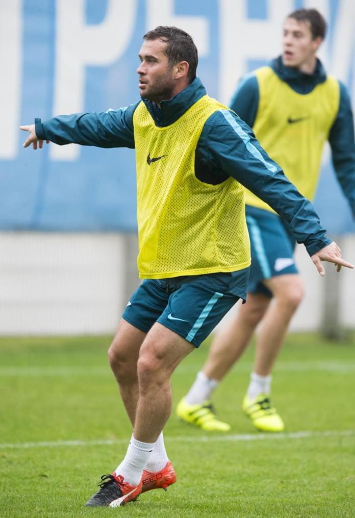 Открытая тренировка «Зенита» перед матчем с «Анжи»