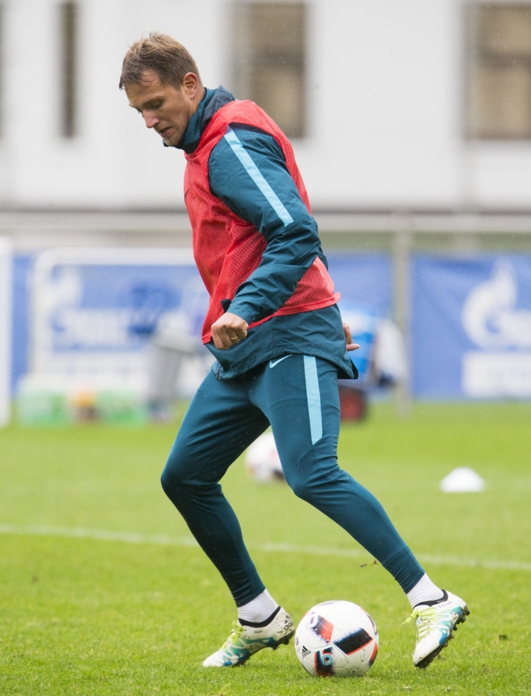 Открытая тренировка «Зенита» перед матчем с «Анжи»