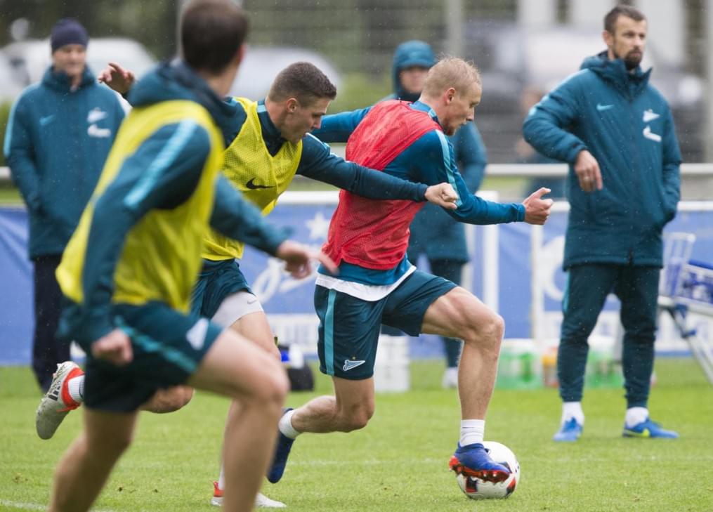 Открытая тренировка «Зенита» перед матчем с «Анжи»