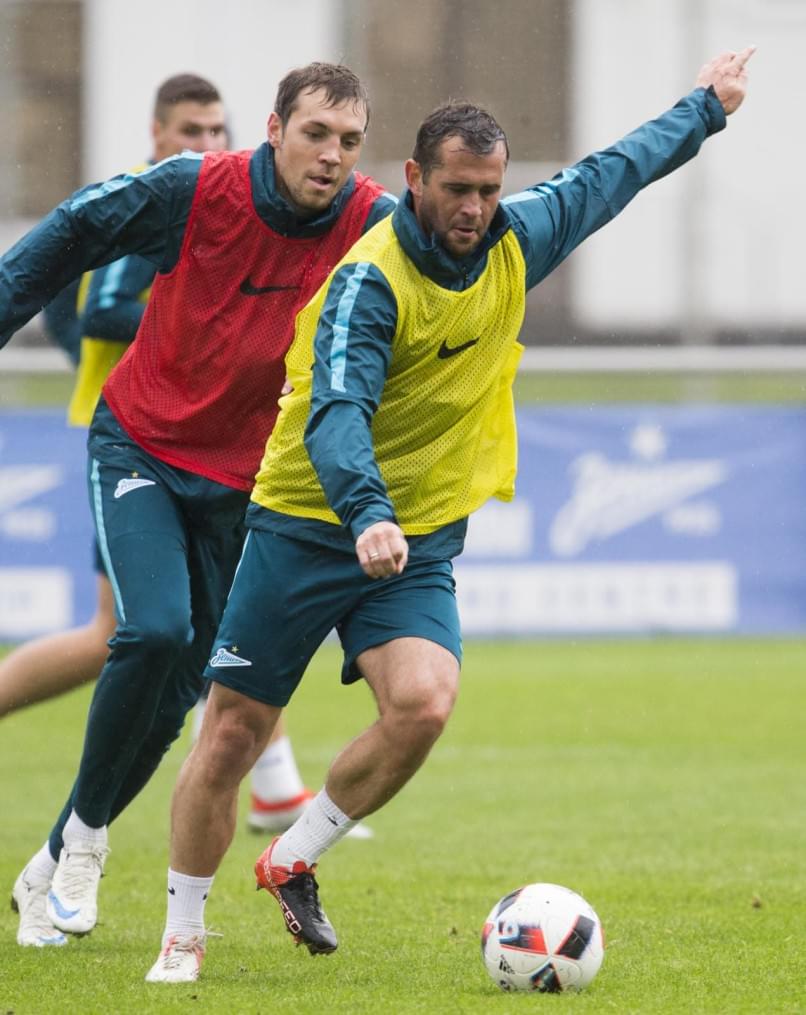 Открытая тренировка «Зенита» перед матчем с «Анжи»