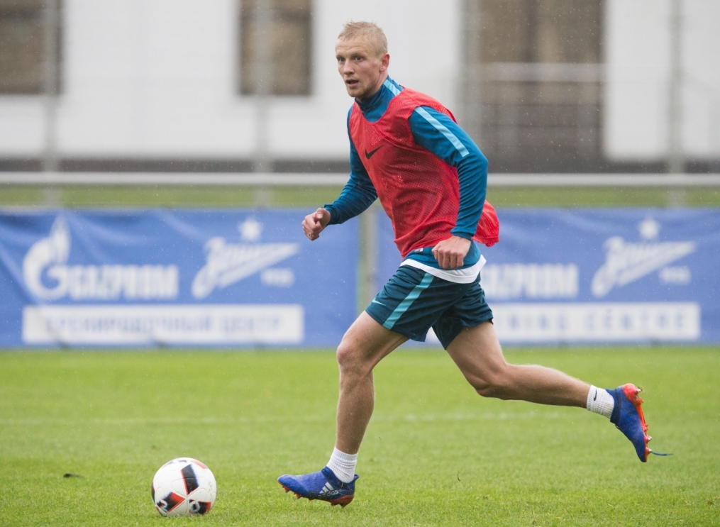 Открытая тренировка «Зенита» перед матчем с «Анжи»