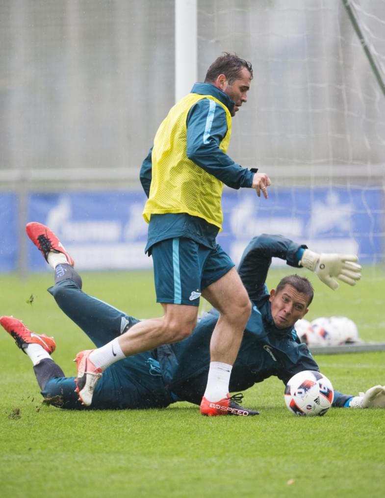 Открытая тренировка «Зенита» перед матчем с «Анжи»