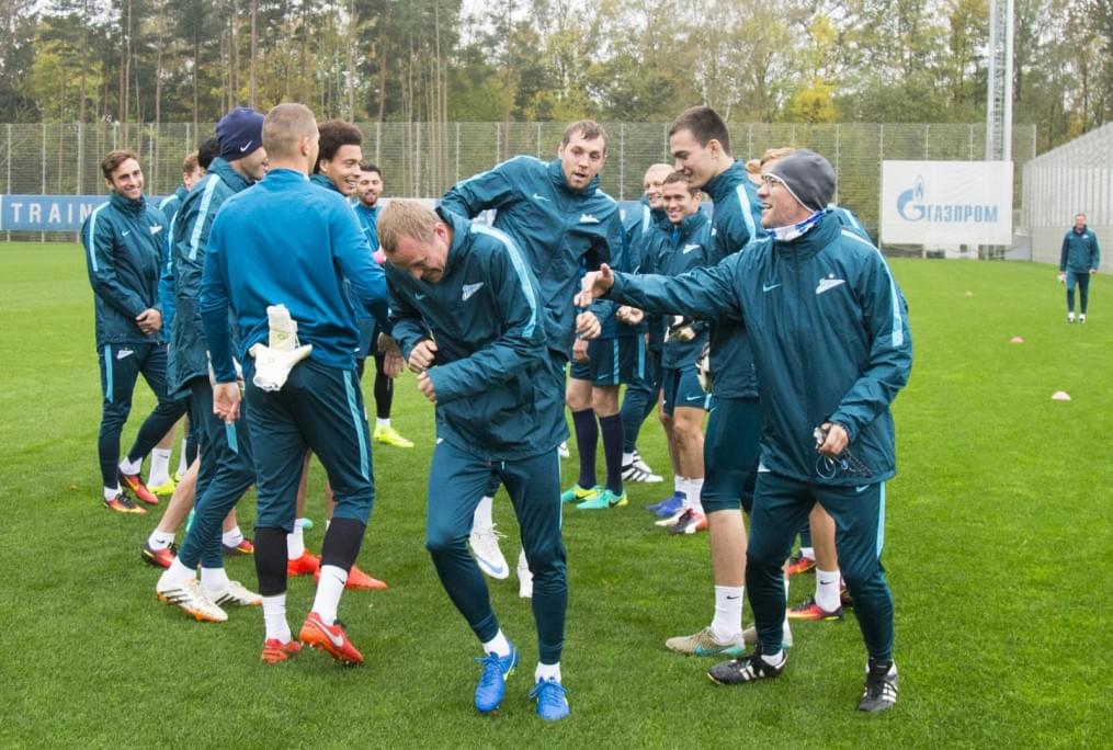 Открытая тренировка «Зенита» перед матчем с «АЗ»