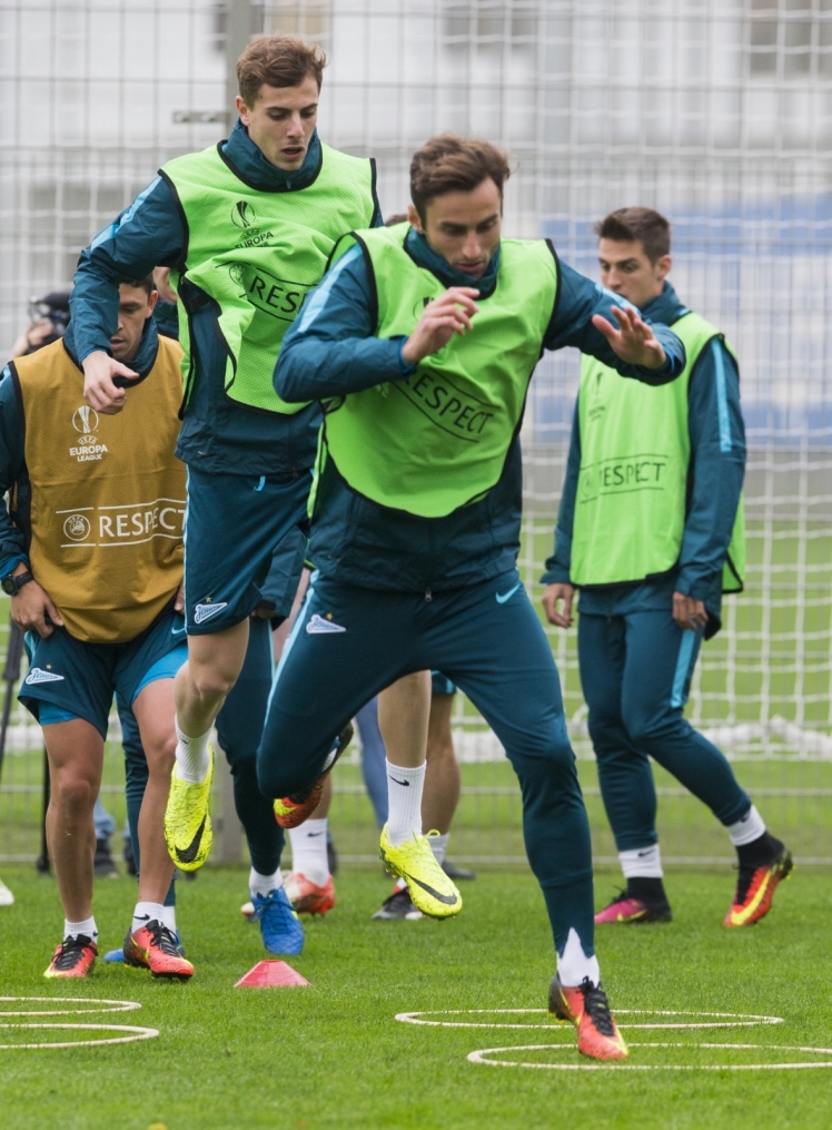 Открытая тренировка «Зенита» перед матчем с «АЗ»