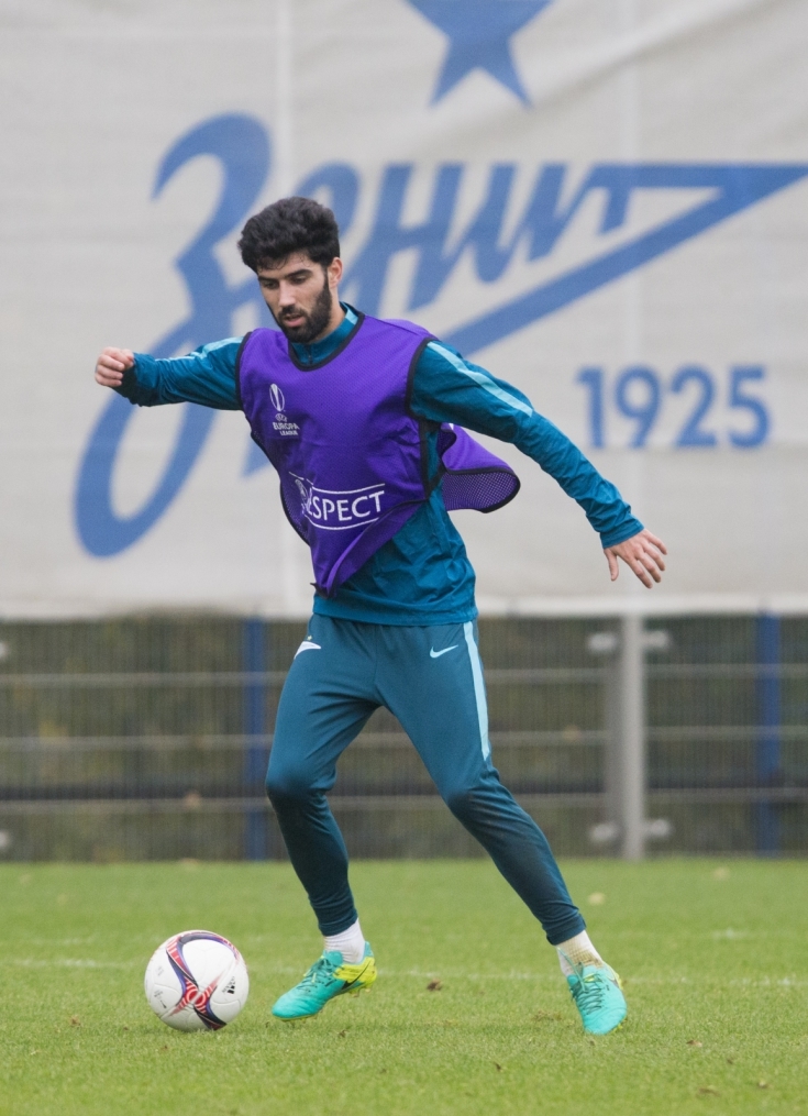 Открытая тренировка «Зенита» перед матчем с «АЗ»