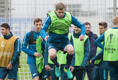 Открытая тренировка «Зенита» перед матчем с «АЗ»