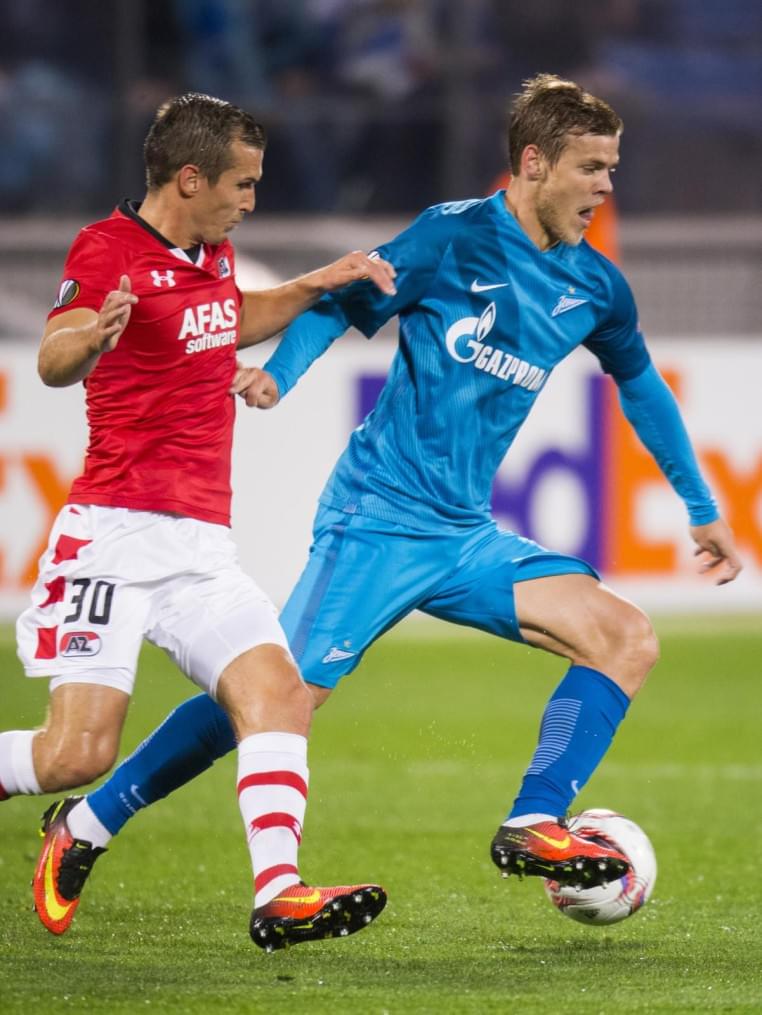 Лига Европы УЕФА, 2-й, тур, «Зенит» — АЗ (Алкмаар)