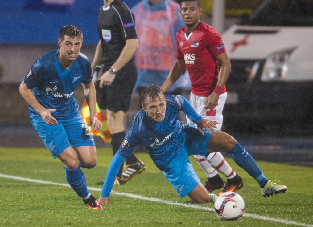 Лига Европы УЕФА, 2-й, тур, «Зенит» — АЗ (Алкмаар)