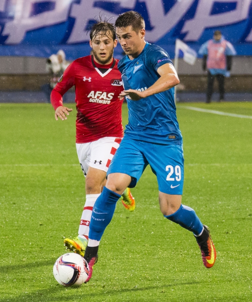 Лига Европы УЕФА, 2-й, тур, «Зенит» — АЗ (Алкмаар)