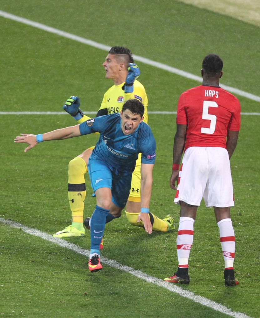 Лига Европы УЕФА, 2-й, тур, «Зенит» — АЗ (Алкмаар)