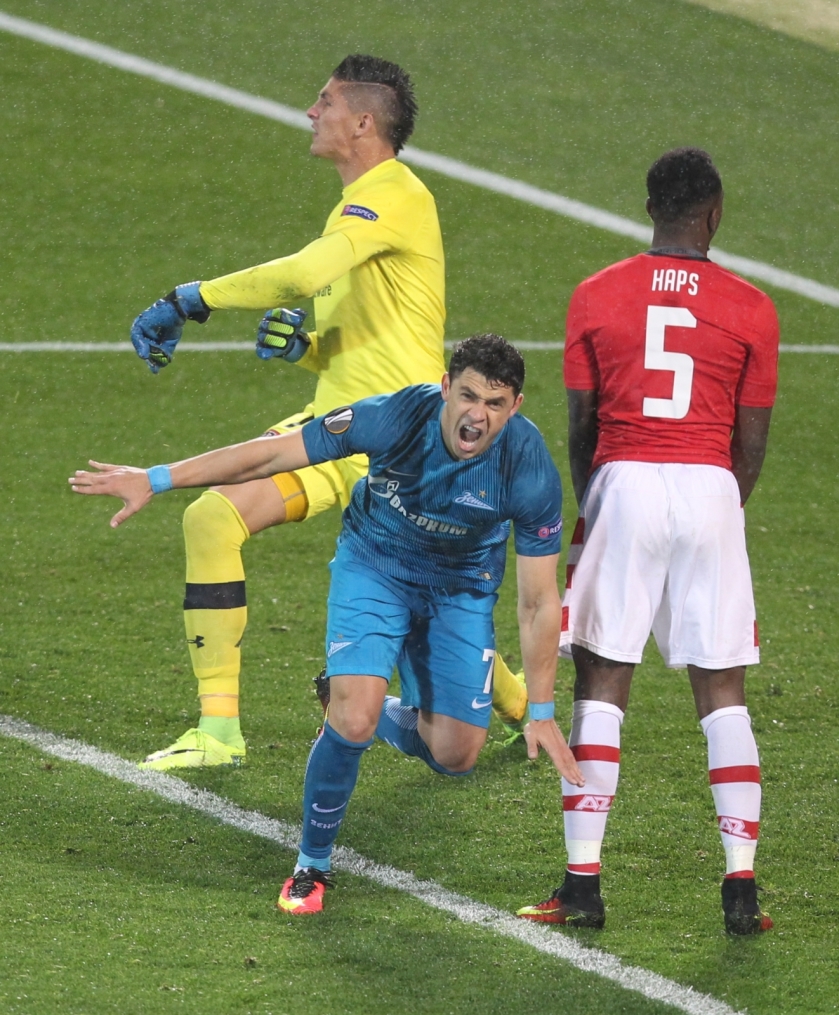 Лига Европы УЕФА, 2-й, тур, «Зенит» — АЗ (Алкмаар)