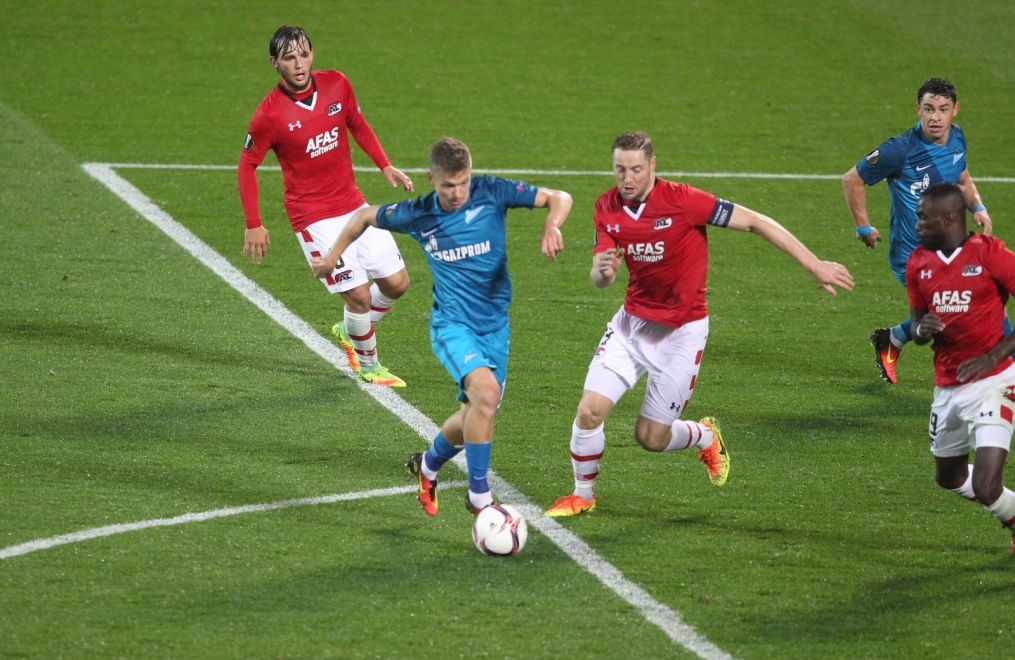 Лига Европы УЕФА, 2-й, тур, «Зенит» — АЗ (Алкмаар)