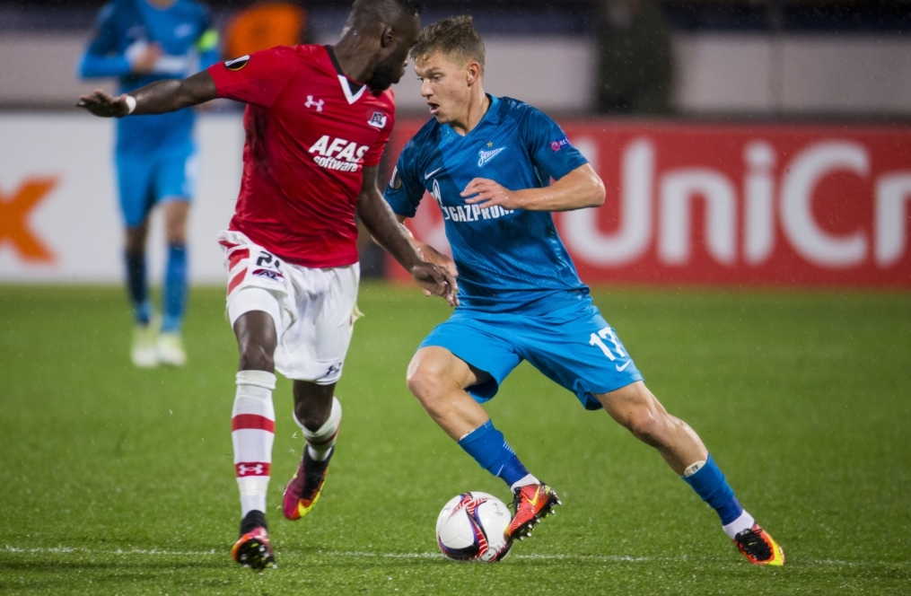 Лига Европы УЕФА, 2-й, тур, «Зенит» — АЗ (Алкмаар)