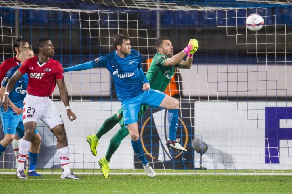 Лига Европы УЕФА, 2-й, тур, «Зенит» — АЗ (Алкмаар)