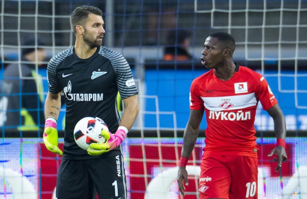 РОСГОССТРАХ-Чемпионат России 2016/17, 9-й тур, «Зенит» — «Спартак»