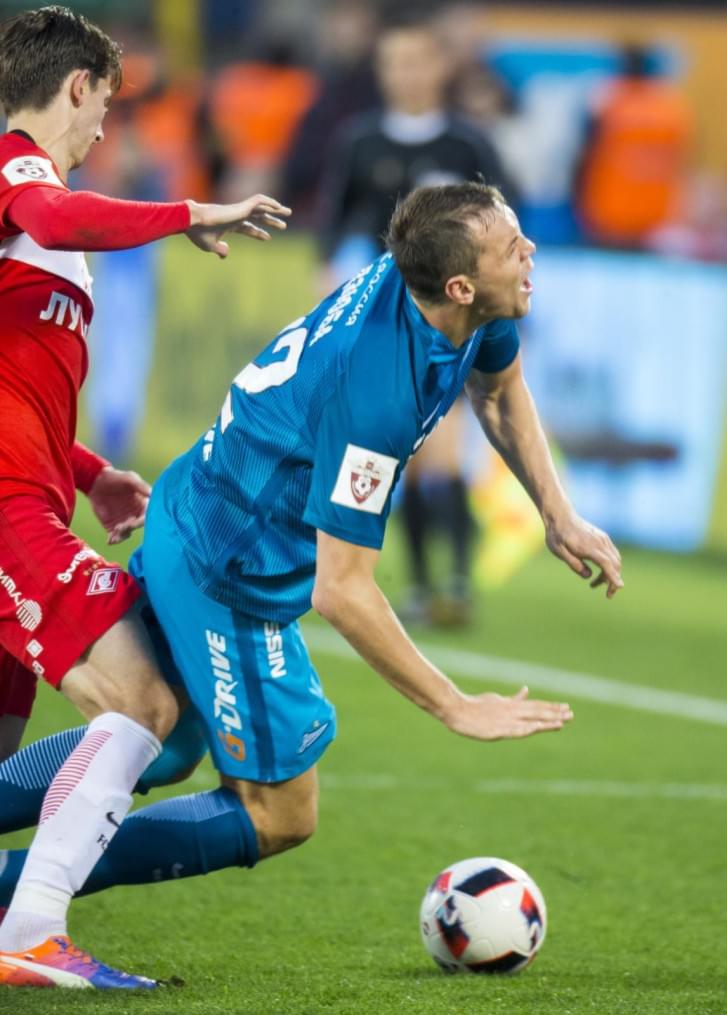 РОСГОССТРАХ-Чемпионат России 2016/17, 9-й тур, «Зенит» — «Спартак»