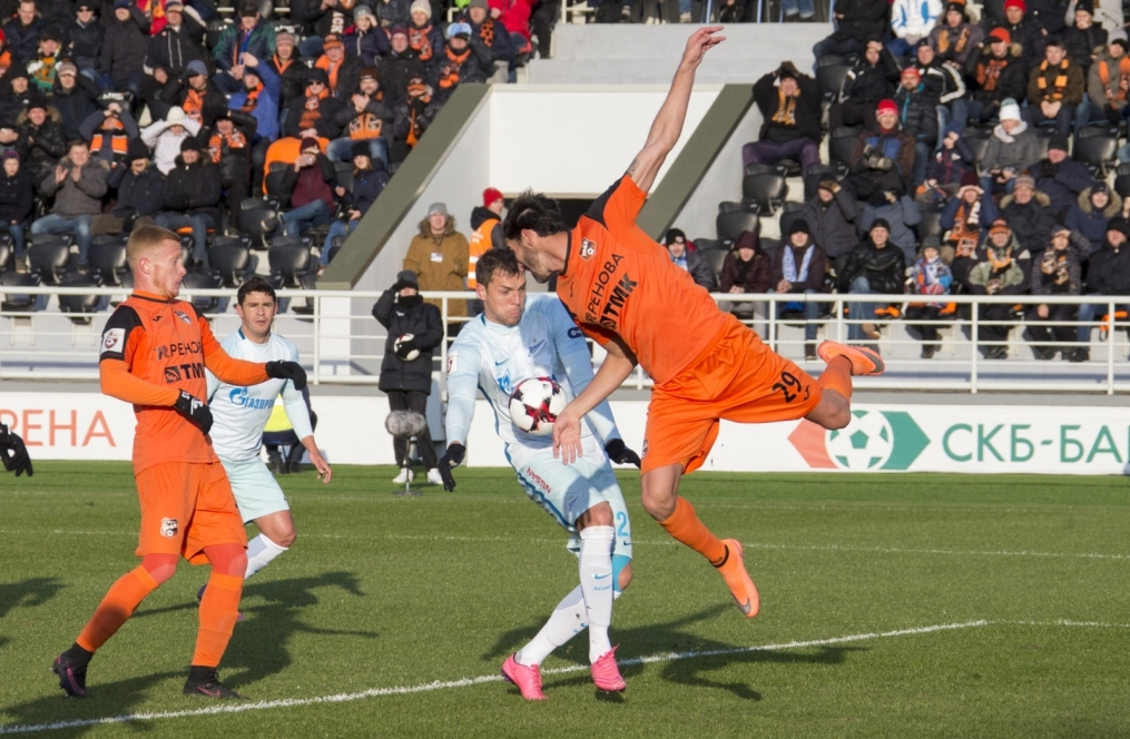 РОСГОССТРАХ-Чемпионат РОССИИ 2016/17, «Урал» — «Зенит»