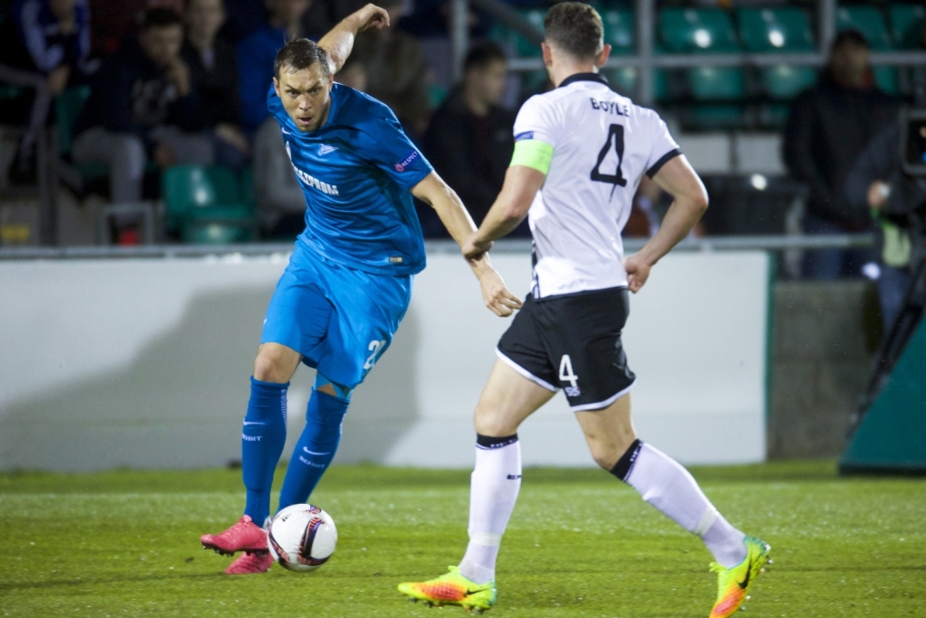 Лига Европы УЕФА 2016/17, 3-й тур группового этапа, «Дандолк» — «Зенит»