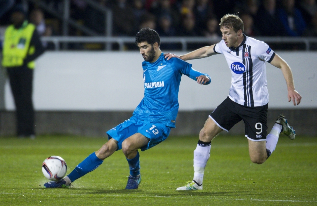 Лига Европы УЕФА 2016/17, 3-й тур группового этапа, «Дандолк» — «Зенит»