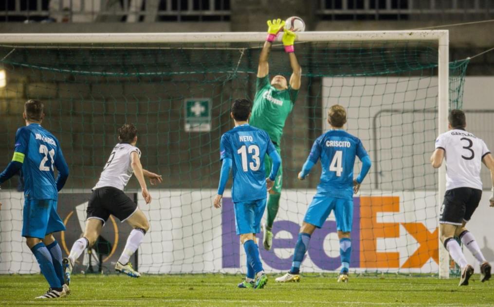 Лига Европы УЕФА 2016/17, 3-й тур группового этапа, «Дандолк» — «Зенит»