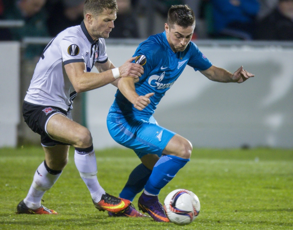 Лига Европы УЕФА 2016/17, 3-й тур группового этапа, «Дандолк» — «Зенит»