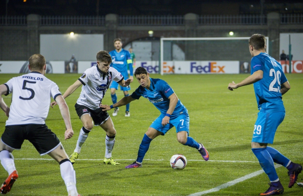 Лига Европы УЕФА 2016/17, 3-й тур группового этапа, «Дандолк» — «Зенит»