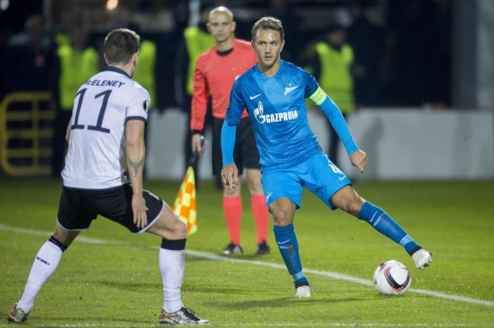 Лига Европы УЕФА 2016/17, 3-й тур группового этапа, «Дандолк» — «Зенит»