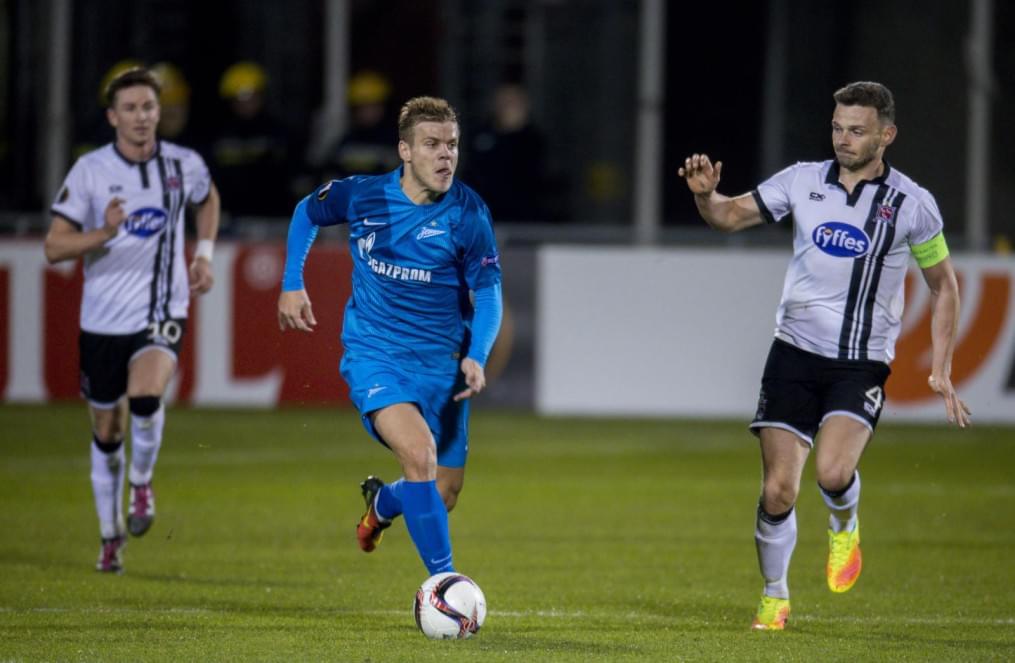 Лига Европы УЕФА 2016/17, 3-й тур группового этапа, «Дандолк» — «Зенит»