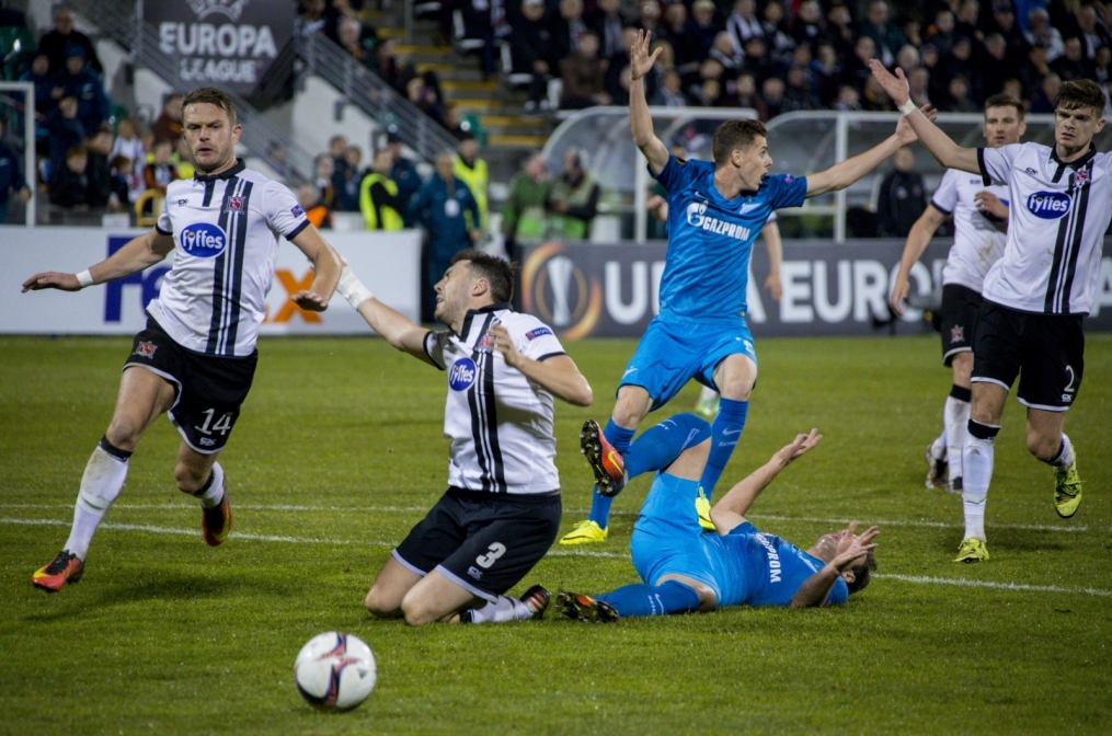 Лига Европы УЕФА 2016/17, 3-й тур группового этапа, «Дандолк» — «Зенит»