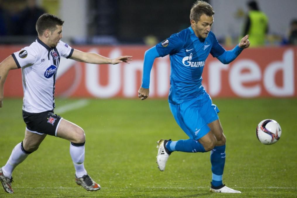 Лига Европы УЕФА 2016/17, 3-й тур группового этапа, «Дандолк» — «Зенит»