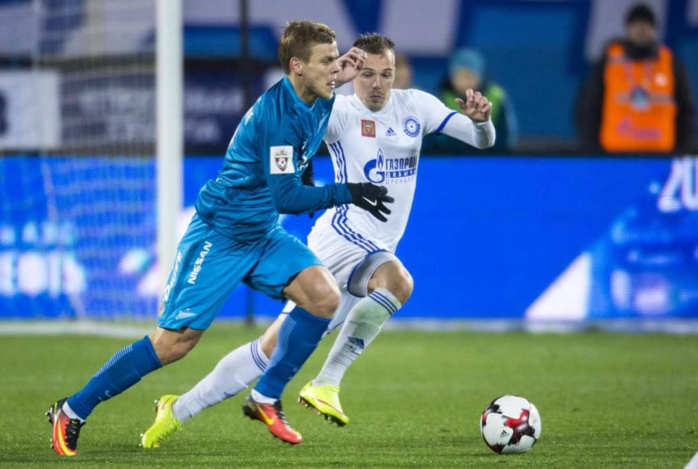 РОСГОССТРАХ-Чемпионат России 2016/17, 11-й тур, «Зенит» — «Оренбург»