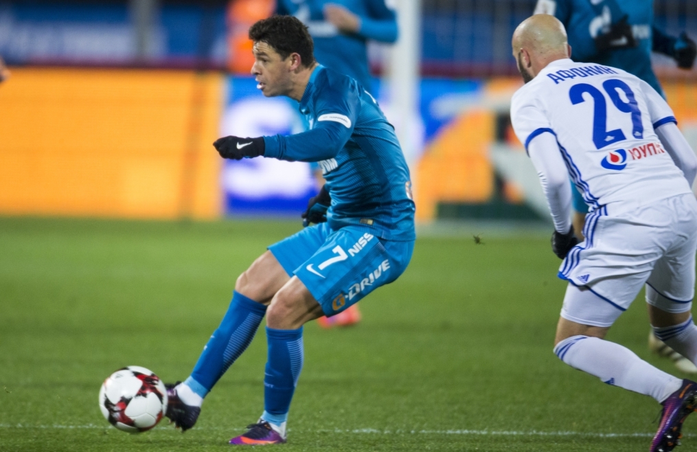 РОСГОССТРАХ-Чемпионат России 2016/17, 11-й тур, «Зенит» — «Оренбург»