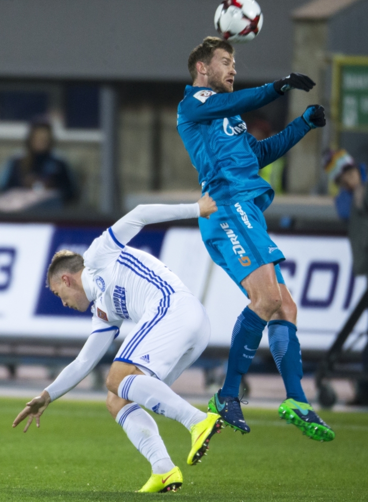 РОСГОССТРАХ-Чемпионат России 2016/17, 11-й тур, «Зенит» — «Оренбург»