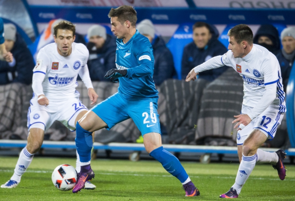 РОСГОССТРАХ-Чемпионат России 2016/17, 11-й тур, «Зенит» — «Оренбург»