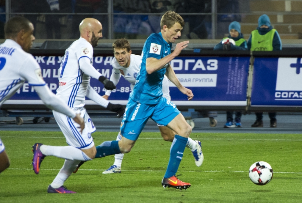 РОСГОССТРАХ-Чемпионат России 2016/17, 11-й тур, «Зенит» — «Оренбург»